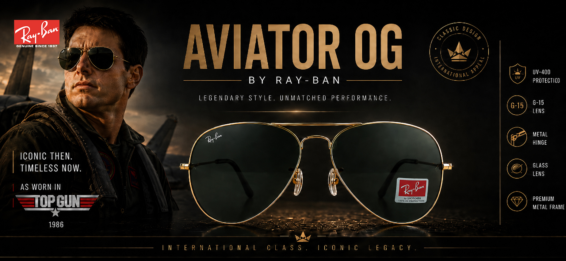 NRICH Aviator OG — Legendary Style. Unmatched Performance.