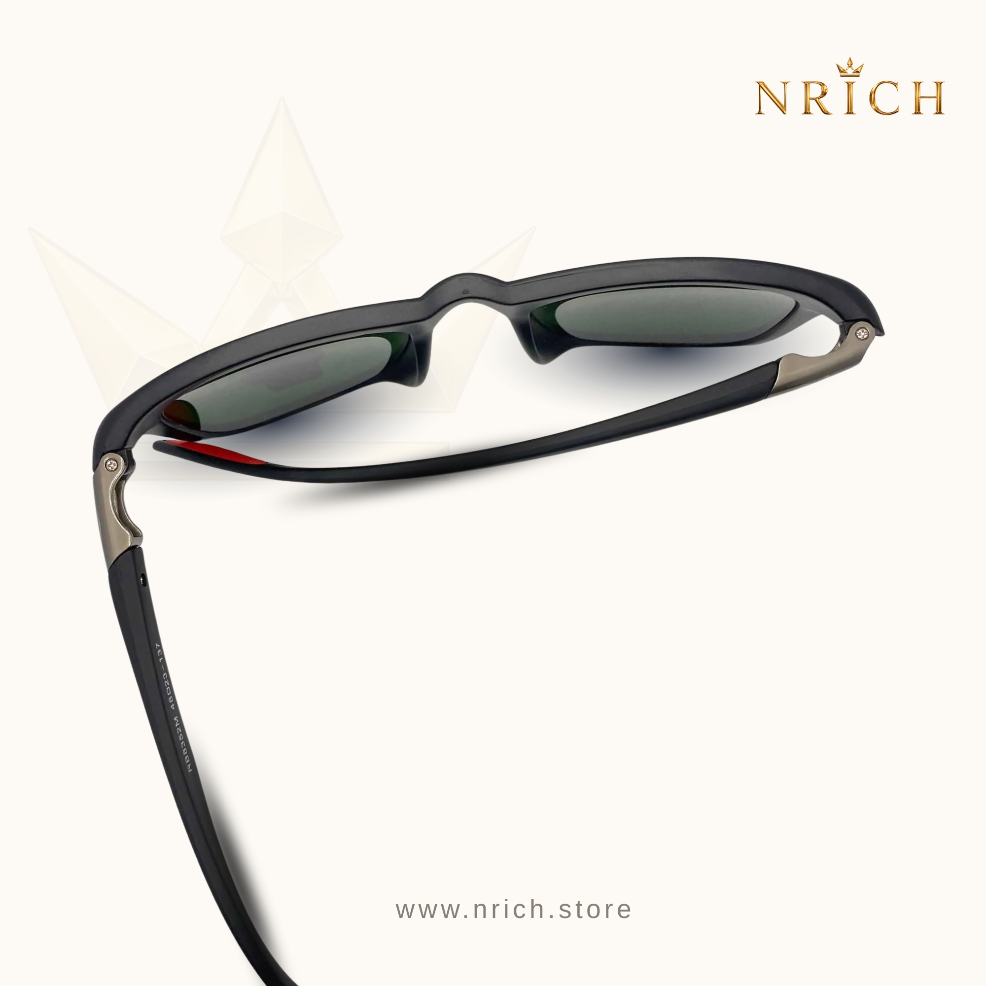 Premium Quality Double Bridge Brown Sunglass view 4