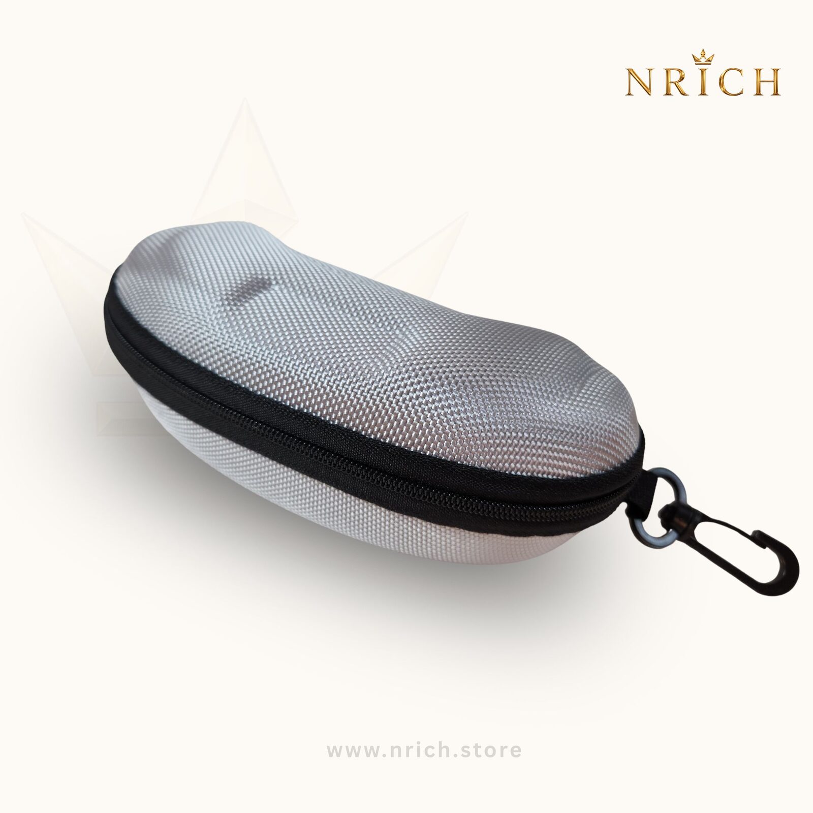 Silver Sunglasses Protective Pouch