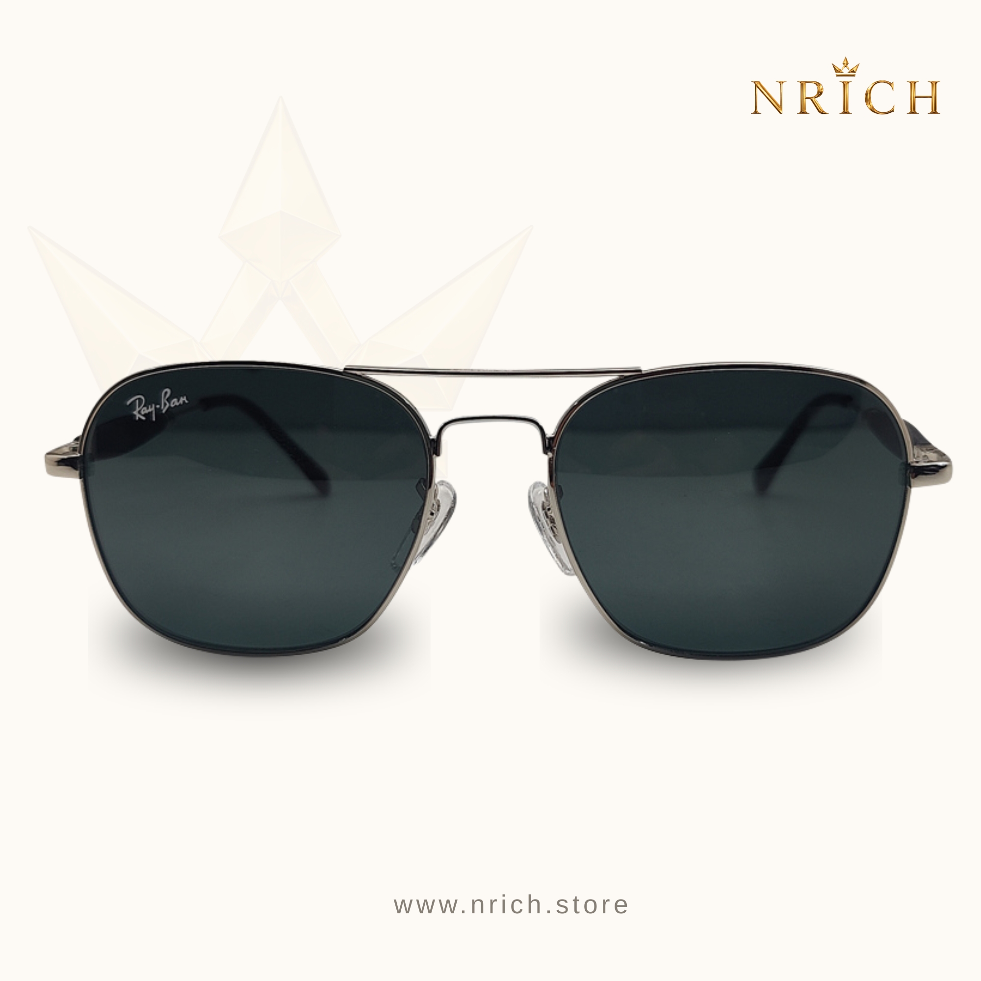 Premium Quality Fashionable Glass Lens Sunglasses view 1