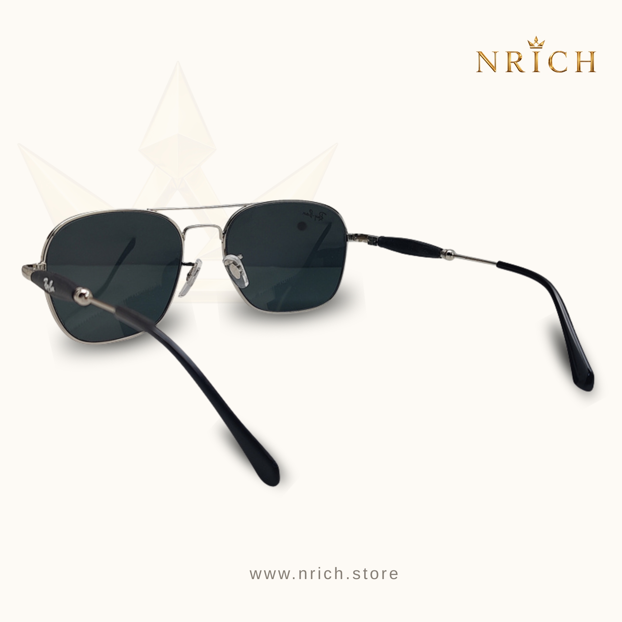 Premium Quality Fashionable Glass Lens Sunglasses view 4
